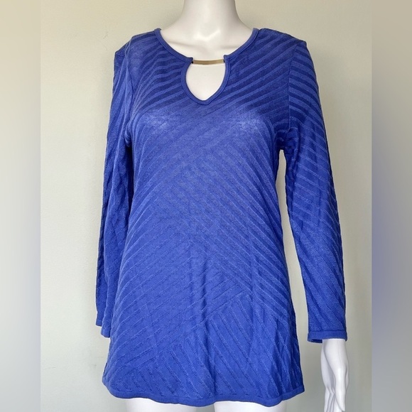 Dana Buchman Tops - Dana Buchman - Womens Violet Long Sleeve Knit Top Sz SM